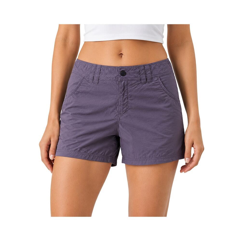 Salomon packable grey 6" inseam hiking quick dry light adventure shorts EUC